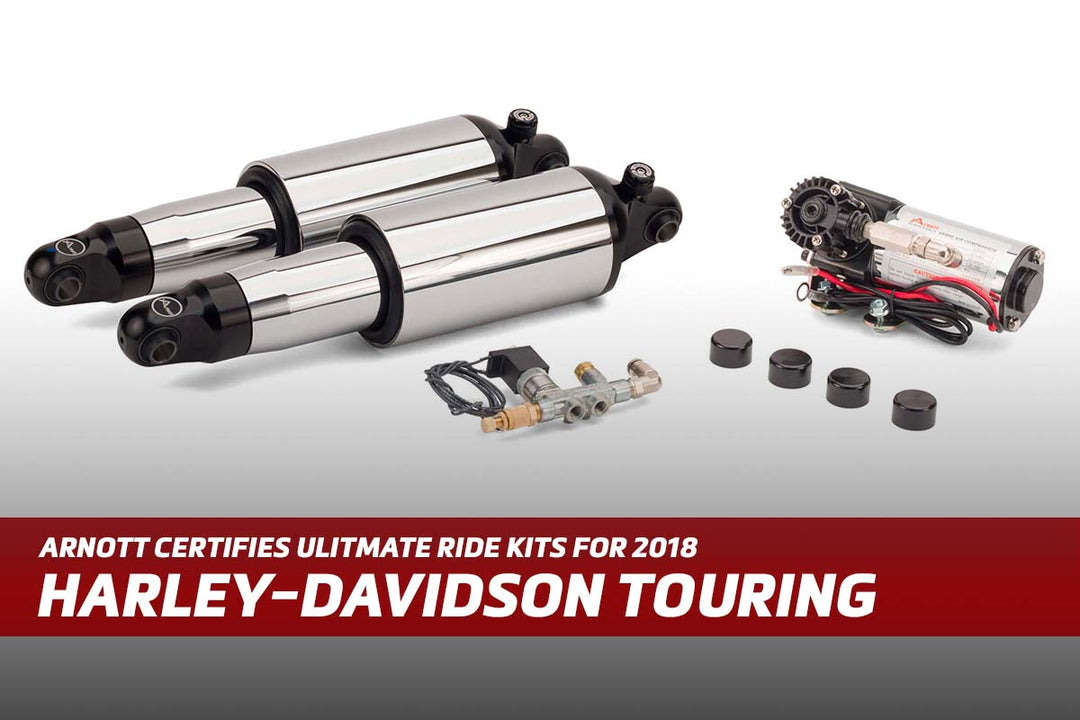 Arnott Certifies Ultimate Ride Kits for the 2018 Harley-Davidson Touring Series