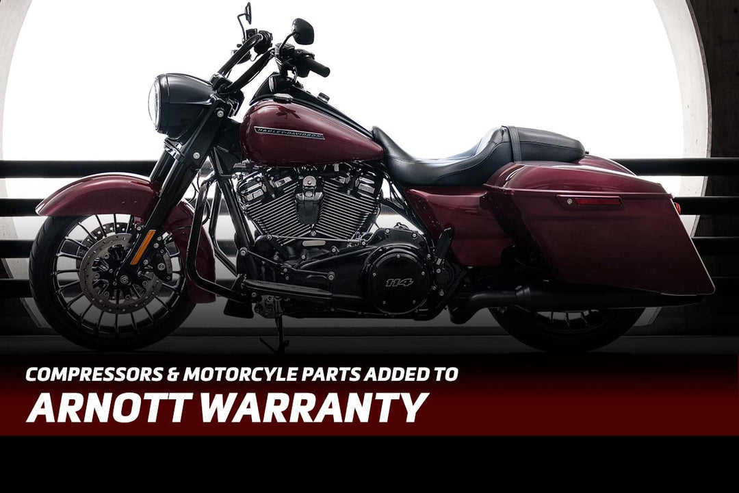 Arnott Extends Limited Lifetime Warranty To Include Compressors and Motorcycle Products