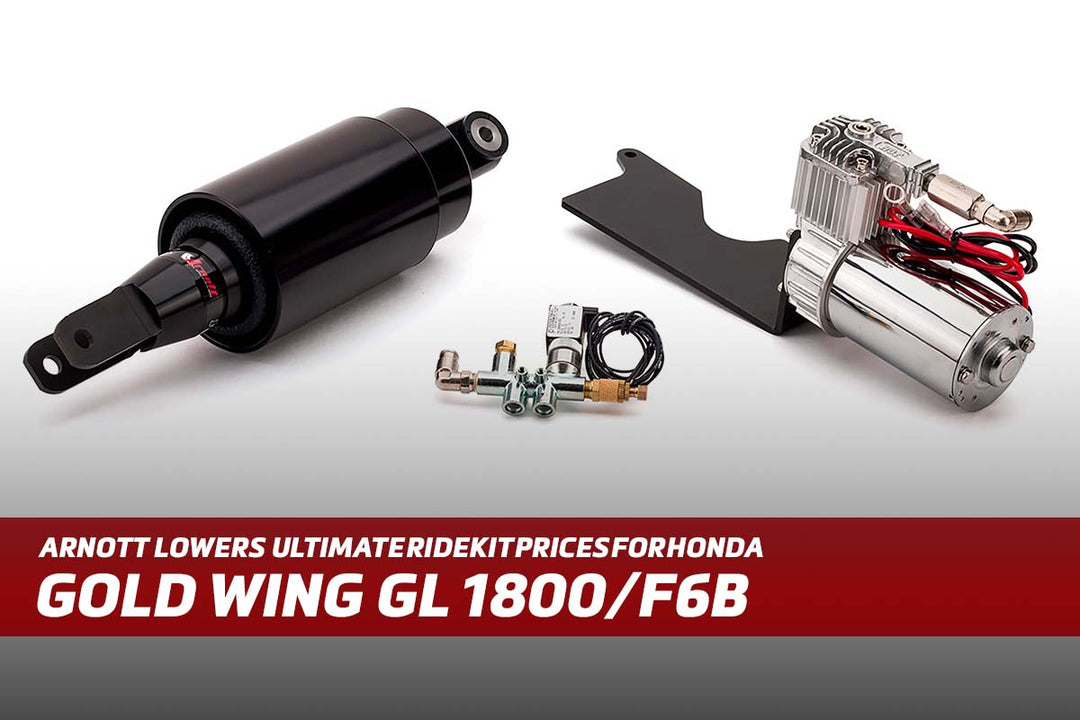 Arnott Lowers the Price on Ultimate Ride Kits for 2001-2017 Honda Gold Wing GL 1800 and Gold Wing F6B