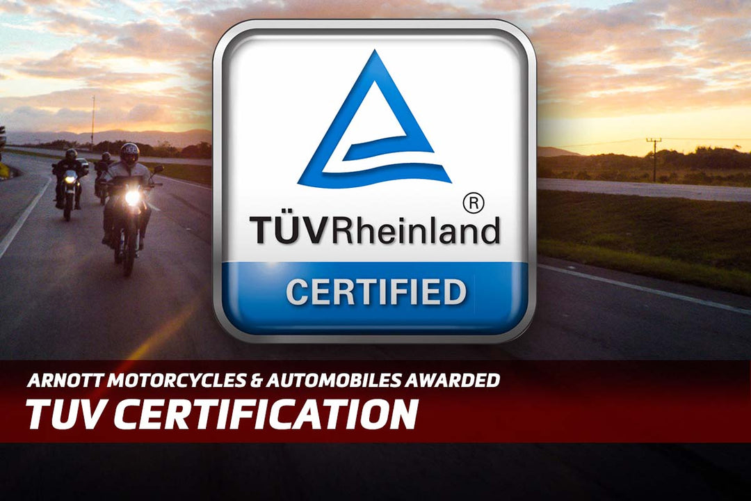 Arnott Awarded TÜV Certification for Automobiles and Motorcycles