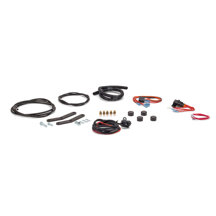 2001-2017 Harley-Davidson Softail Ultimate Ride Kit (Black Pump Cover) - Arnott® Motorcycle Air Suspension