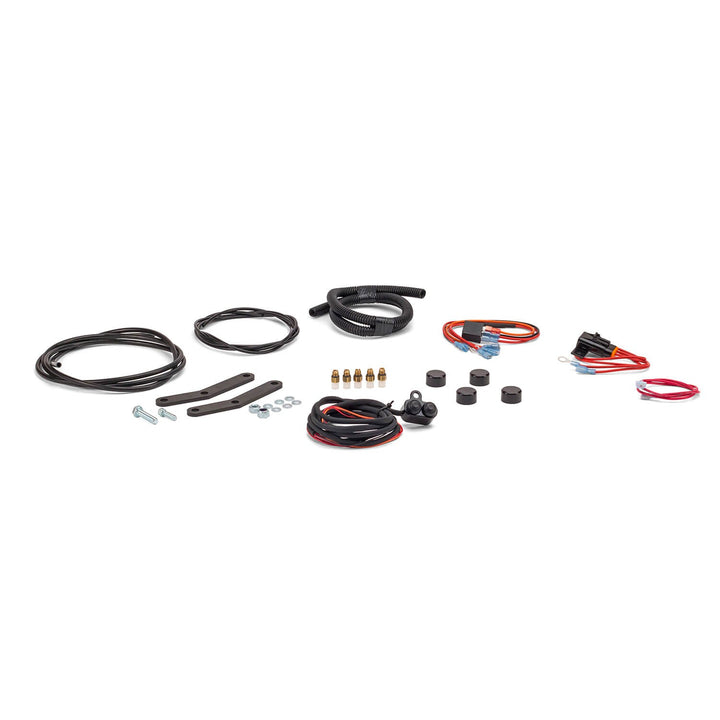 2009-2020 Honda VT1300 Series (Fury, Sabre, Stateline & Interstate) Ultimate Ride Kit (Black Handlebar Inflation Switch) - Arnott® Motorcycle Air Suspension
