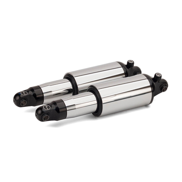 1991-2007 Harley-Davidson Dyna Ultimate Ride Kit w/Rebound Adj. (Chrome) - Arnott® Motorcycle Air Suspension