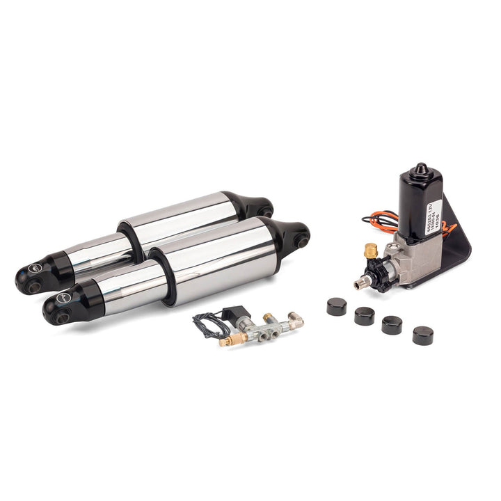 2008-2017 Harley-Davidson Dyna Ultimate Ride Kit (Chrome) - Arnott® Motorcycle Air Suspension