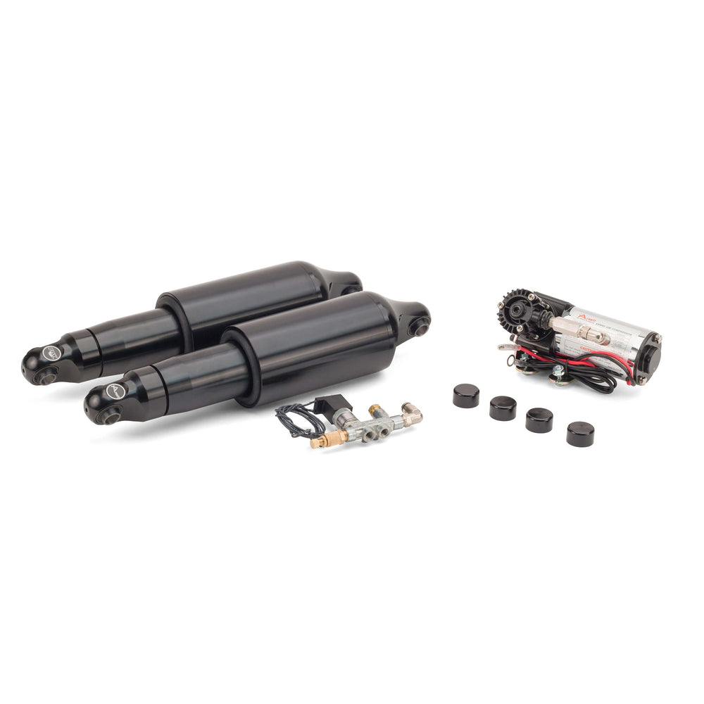 2007-2017 Harley-Davidson V-Rod Ultimate Ride Kit (Black) - Arnott® Motorcycle Air Suspension